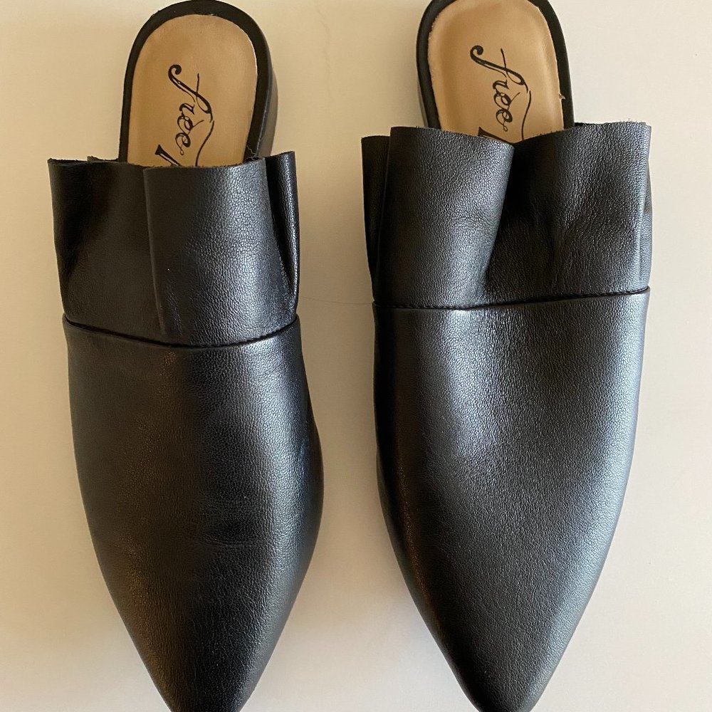 Free People Leather Slides
